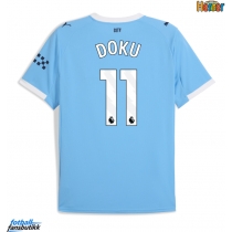 Manchester City Jeremy Doku #11 Hjemmedrakt 2025-26 Kortermet